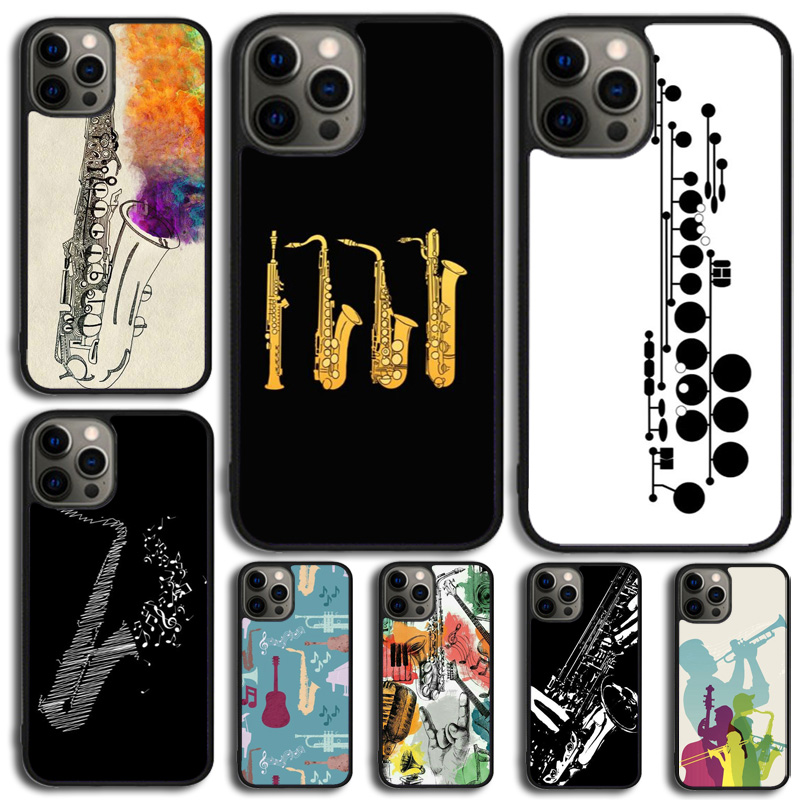 Musical Instrument Quotes - Musical Instruments Saxophone Phone Case For