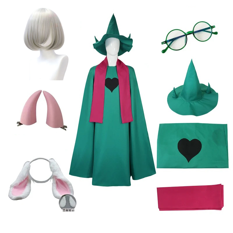 Musical Instrument Trumpet - Halloween Deltarune Prince Ralsei Full Cosplay