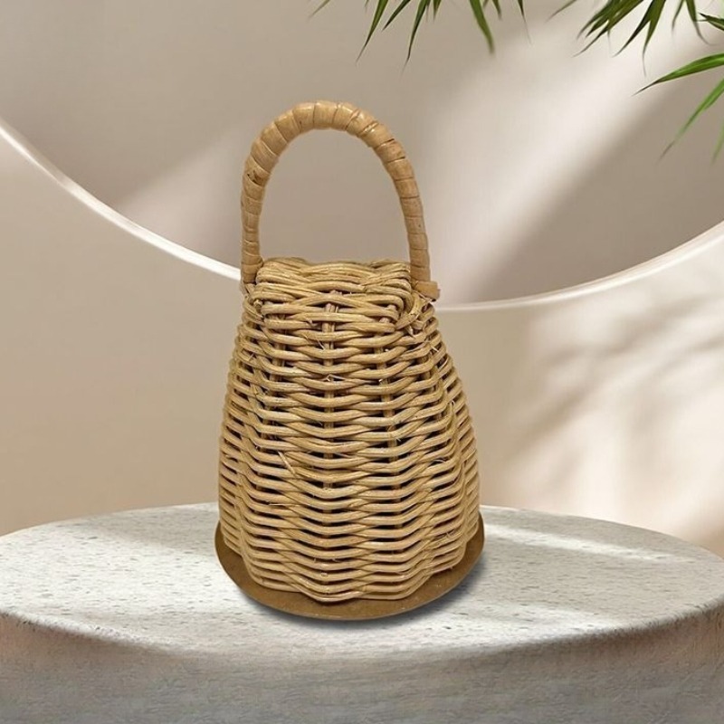 Musical Instrument Maraca - African Rattan Weaving Maracas Handmade Musical