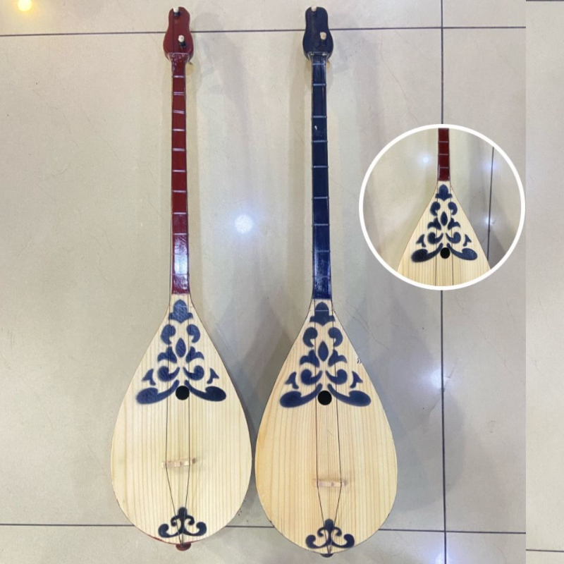 Musical Instrument Maraca - 80CM Dombra 2 String Kazakh Ethnic