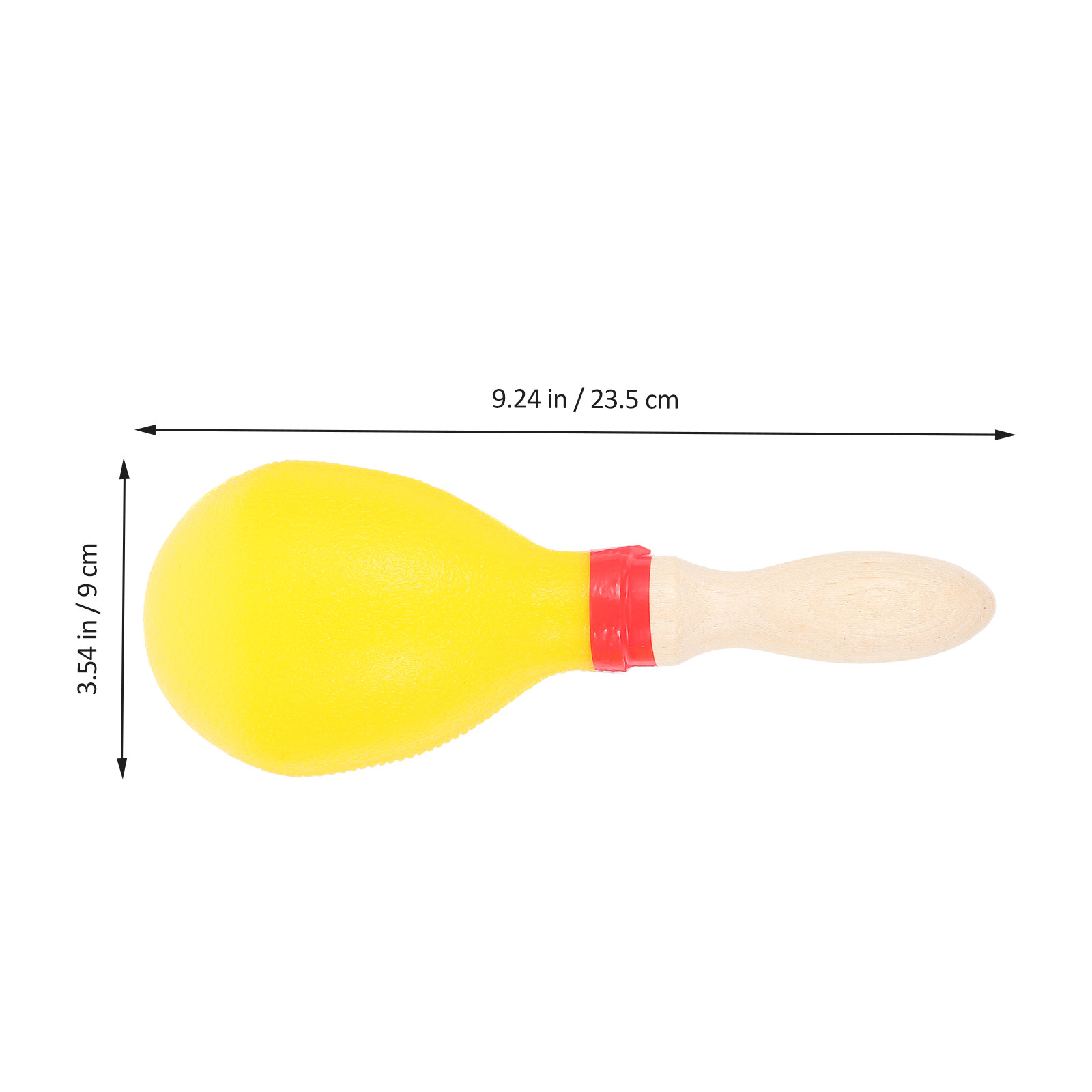 1Pair Maracas Shaker Wooden Pe - Musical Instrument Maraca recension och pris