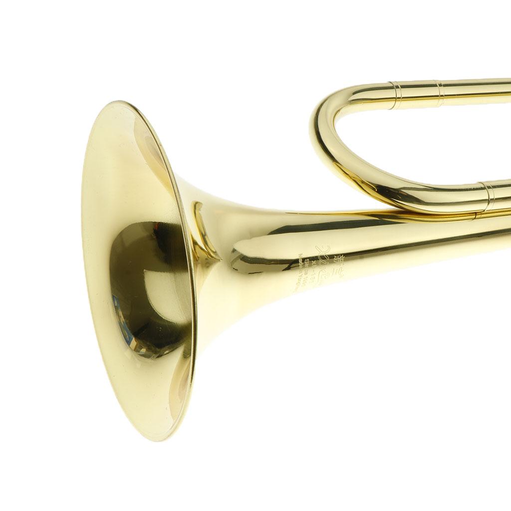 Kids Trumpet Brass Golden Bugl - Musical Instrument Long recension och pris