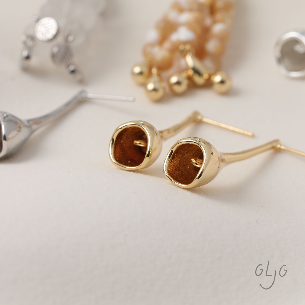 2PCS Dainty Horn Flower Ear St - Musical Instrument Trumpet recension och pris