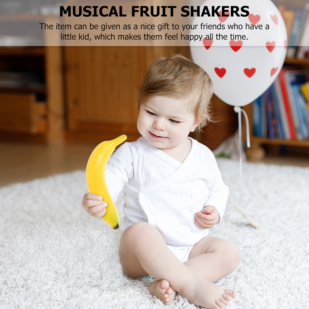 2Pcs Simulated Fruit Maracas f - Musical Instrument Maraca recension och pris