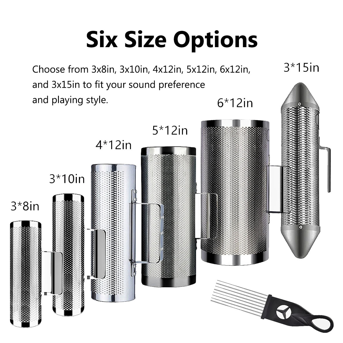 Miwayer Musical Stainless Stee - Guiro Scraper Instrument recension och pris