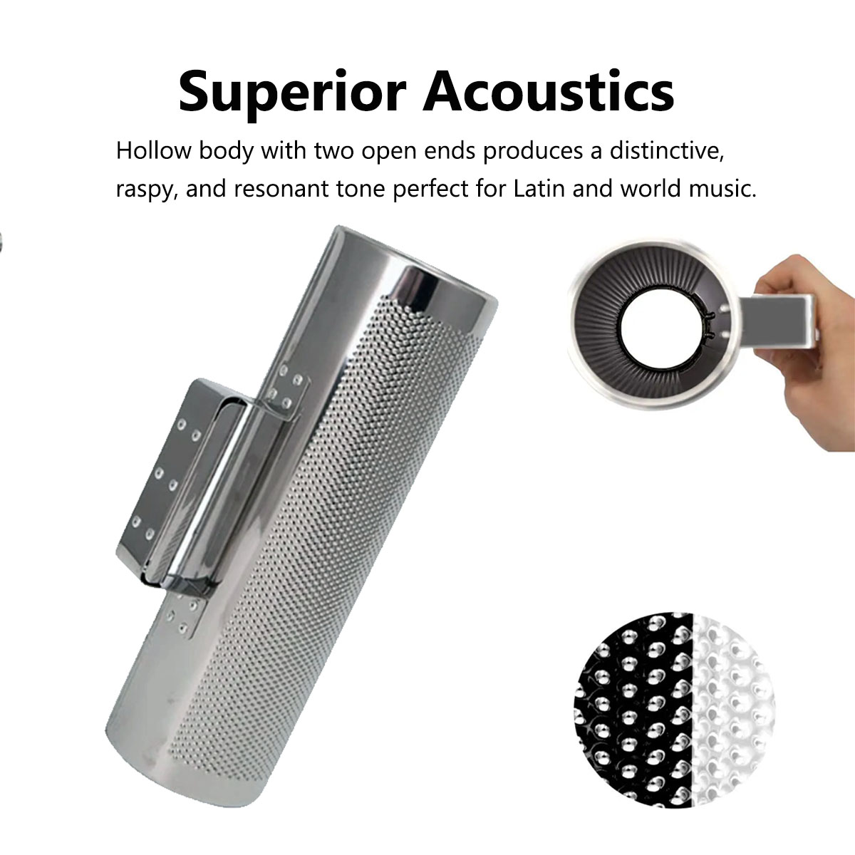 Miwayer Musical Stainless Stee - Guiro Scraper Instrument recension och pris