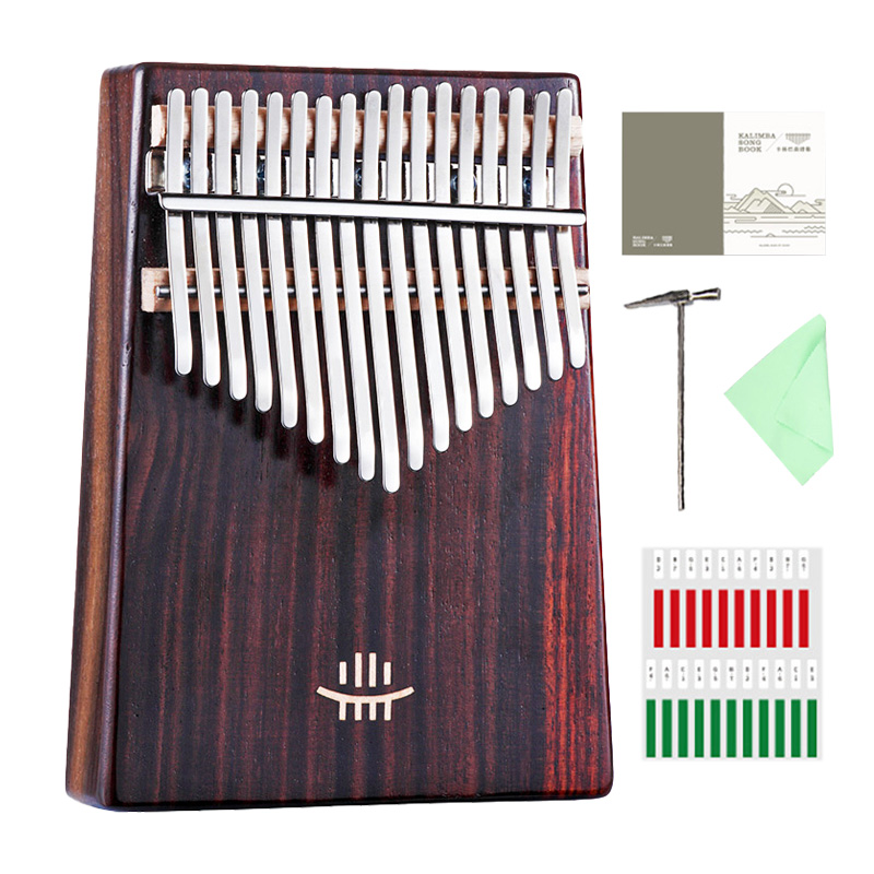 Hluru Kalimba 17 Keys with Hol - Musical Instrument Sounds recension och pris