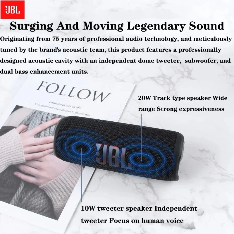 JBL Flip 6 Compact Outdoor Blu - Jbl Speaker Flip 6 recension och pris