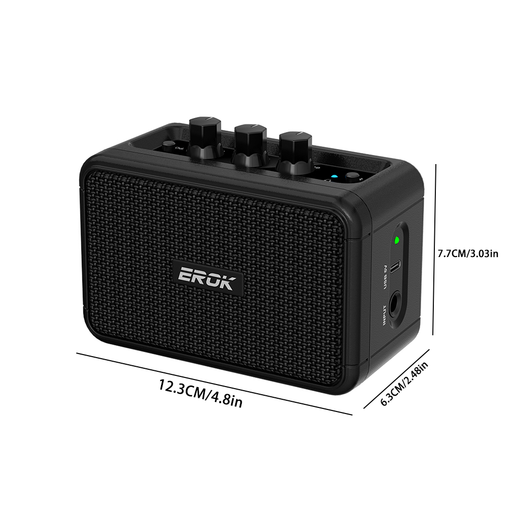 Portable EROK Mini 5W Guitar A - Musical Instrument Amplifier recension och pris