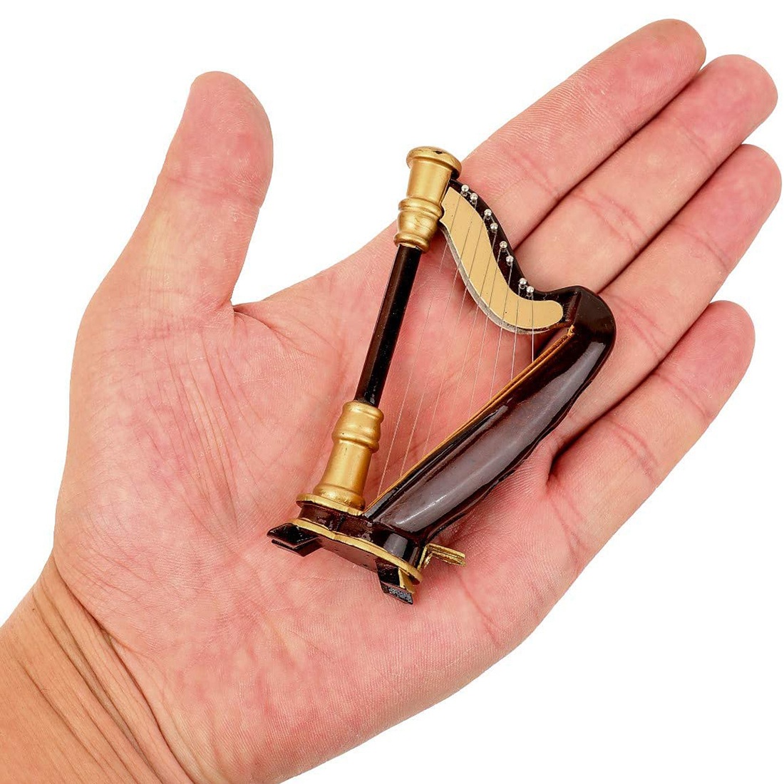 B05C-Wooden Miniature Harp Wit - Musical Instrument Manufacturers recension och pris