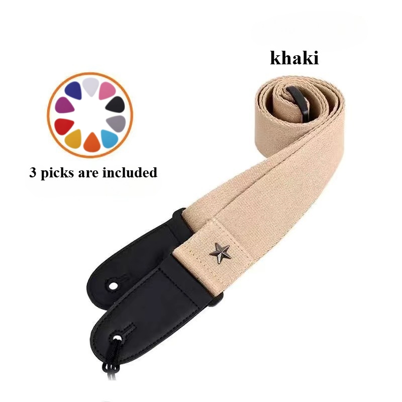 Embroidered Cross Guitar Strap - Musical Instrument Sounds recension och pris