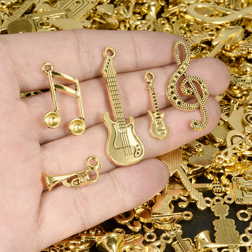 10/20/30pcs Retro Gold Color A - Musical Instrument Manufacturers recension och pris