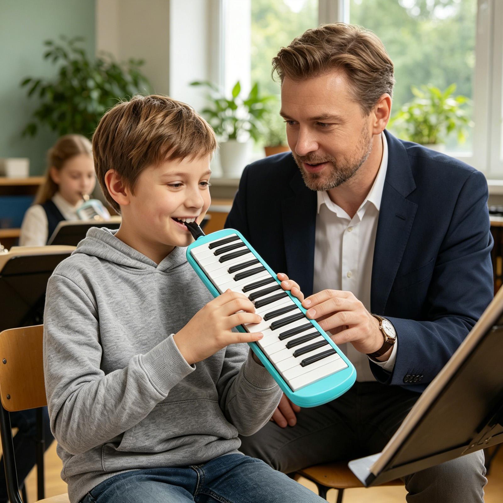 32 Keys Melodica 32-Key Beginn - Musical Instrument Long recension och pris