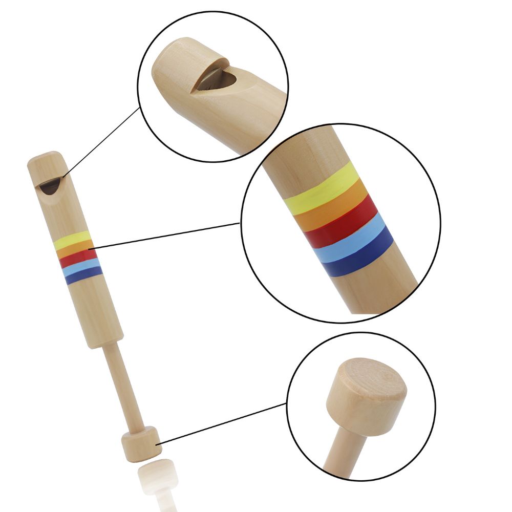 1pc Wooden Pull‑out Slide Whis - Musical Instrument You Pull In And Out recension och pris