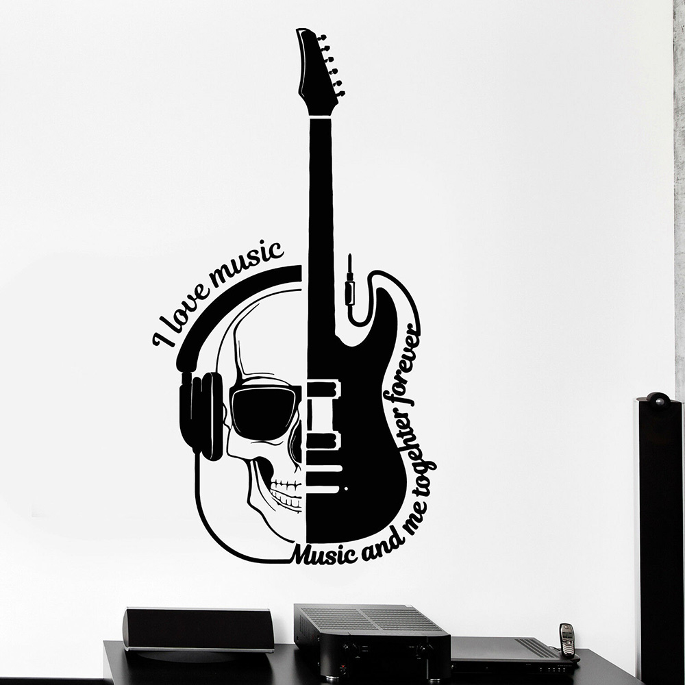 Vinyl Wall Decal Music Notes R - Musical Instrument Quotes recension och pris